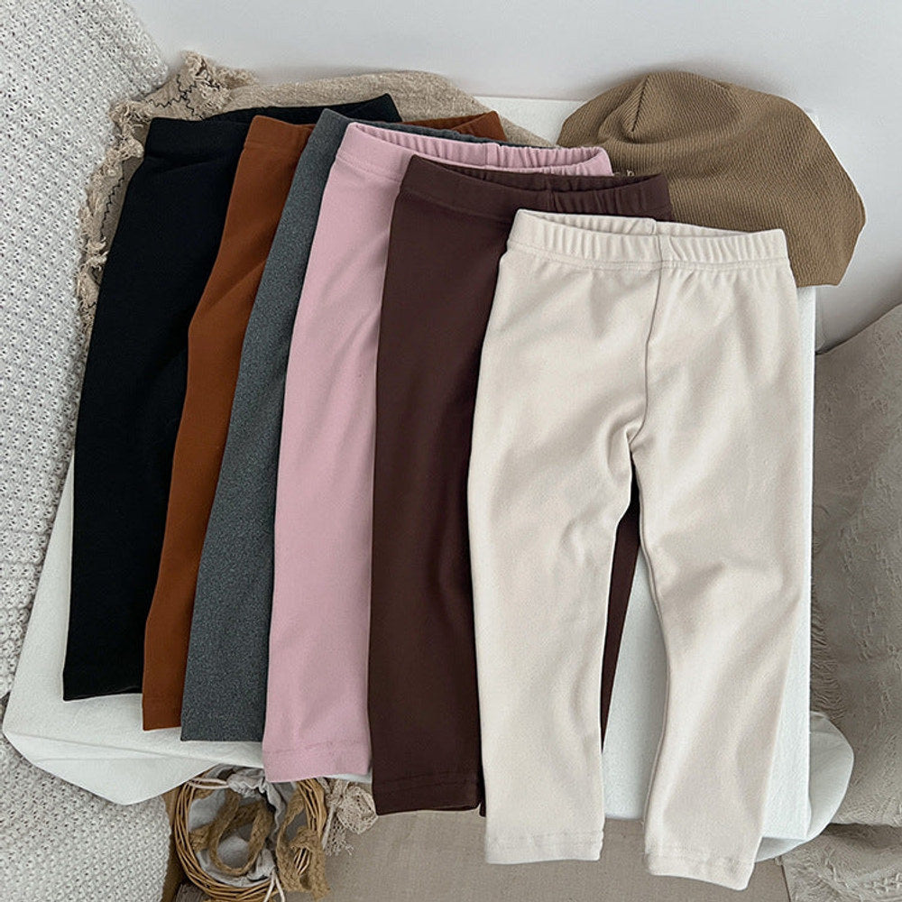 MyKids-USA® Baby Solid Color Soft Cotton Elastic Warm Quality Leggings