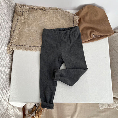 MyKids-USA® Baby Solid Color Soft Cotton Elastic Warm Quality Leggings