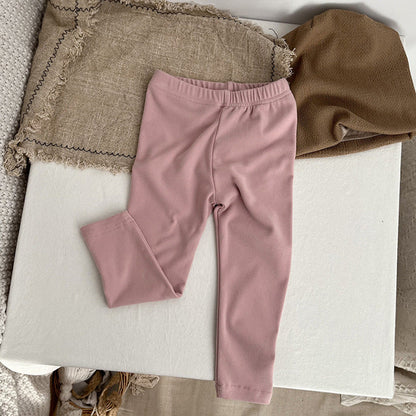 MyKids-USA® Baby Solid Color Soft Cotton Elastic Warm Quality Leggings