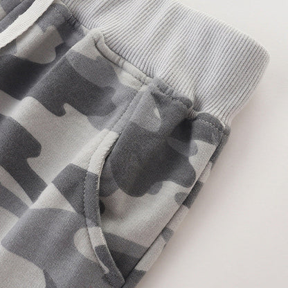 MyKids-USA® Baby Boy Camouflage Pattern Loose Casual Pants