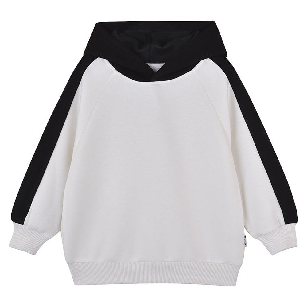 MyKids-USA® Baby Color Matching Design Loose Pullover Hoodie