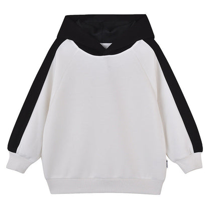 MyKids-USA® Baby Color Matching Design Loose Pullover Hoodie