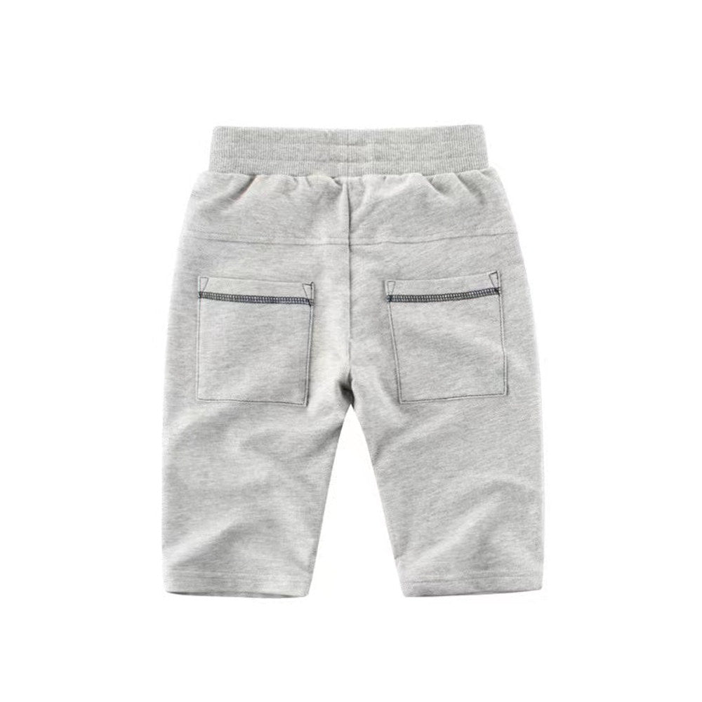 MyKids-USA® Baby Boy Letter Print Round Neck Short Sleeve Cotton Design Section Children’s Tops