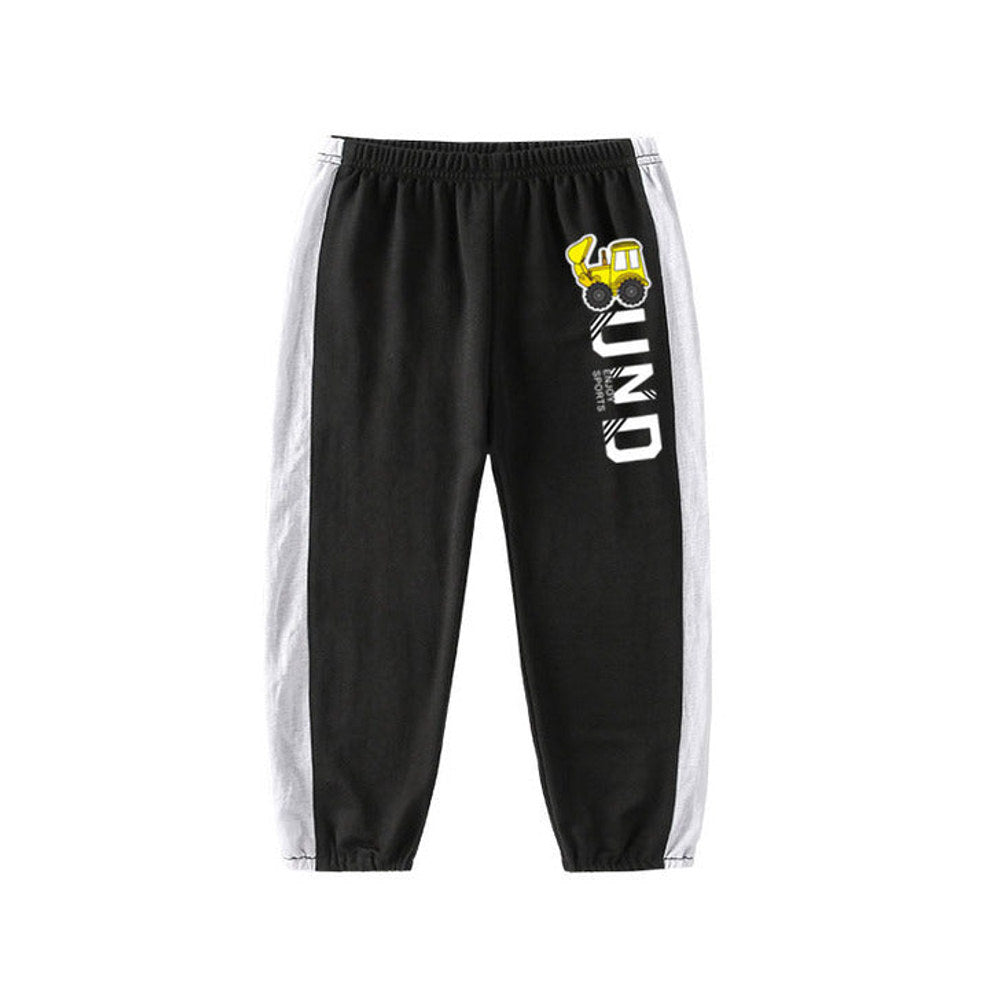 MyKids-USA® Baby Boy Cartoon Print Pattern Color Matching Design Long-Pants