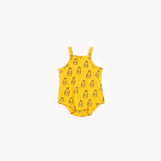 MyKids-USA® Baby Boy And Girl Cartoon Print Pattern Sleeveless bodysuit In