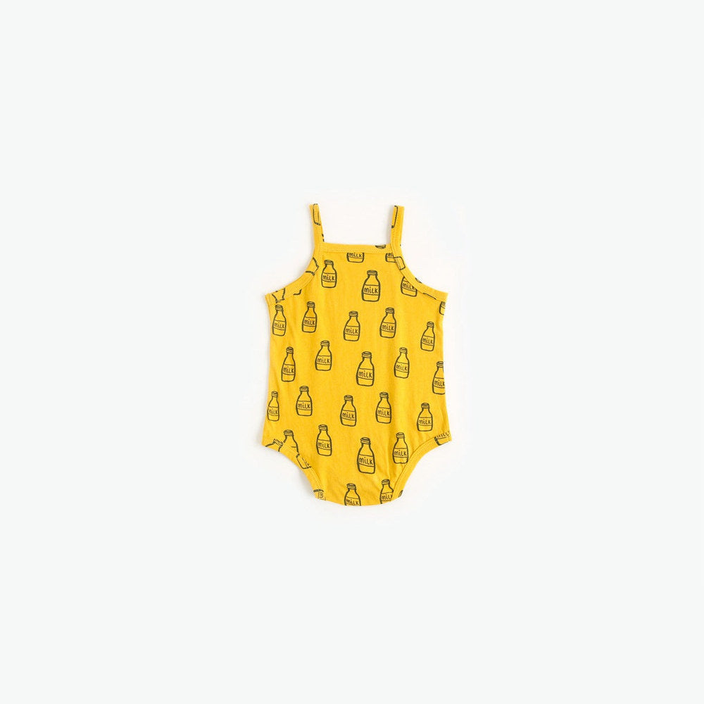 MyKids-USA® Baby Boy And Girl Cartoon Print Pattern Sleeveless bodysuit