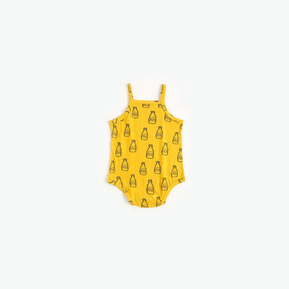 MyKids-USA® Baby Boy And Girl Cartoon Print Pattern Sleeveless bodysuit