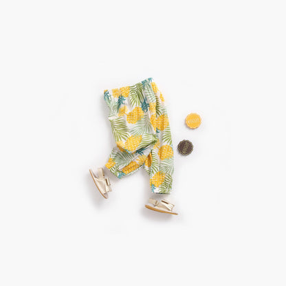 MyKids-USA® Baby Girl Floral Print Pattern Wide Leg Pants In