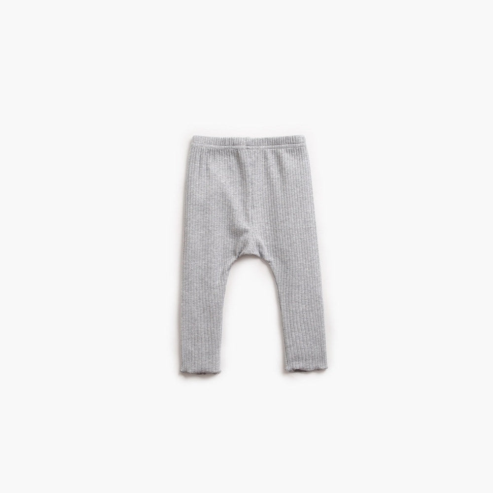 MyKids-USA® Baby Girl Solid Color Pants Leggings With Bow Decoration