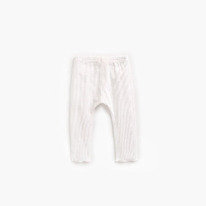 MyKids-USA® Baby Girl Solid Color Pants Leggings With Bow Decoration