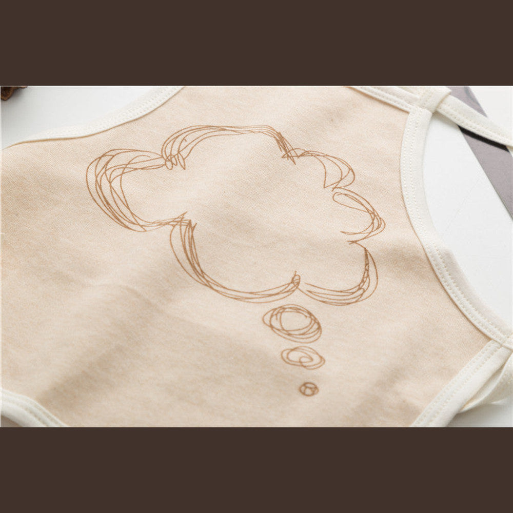 MyKids-USA® Baby Printed Pattern Belt Design Thin Apron In