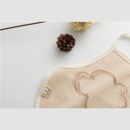 MyKids-USA® Baby Printed Pattern Belt Design Thin Apron In