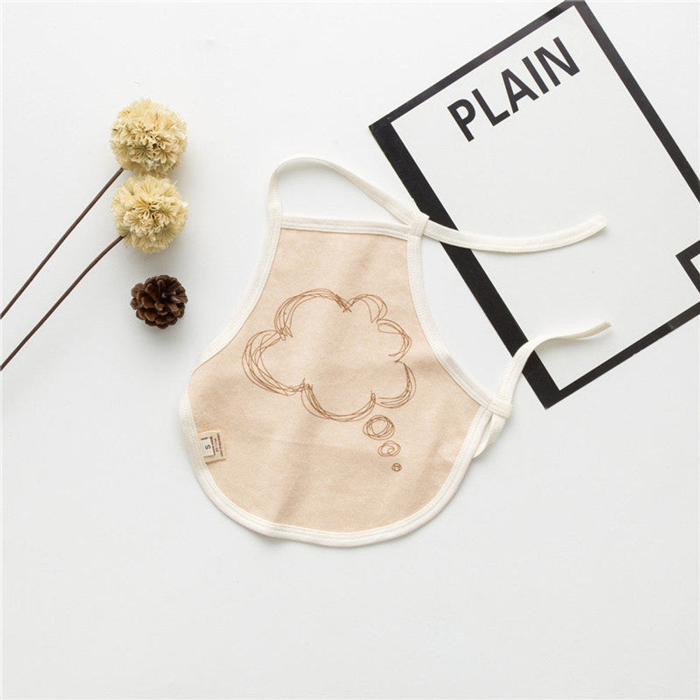 MyKids-USA® Baby Printed Pattern Belt Design Thin Apron In