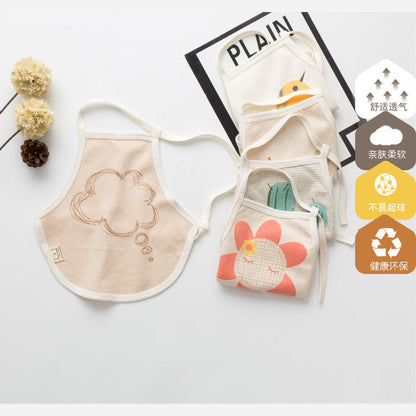 MyKids-USA® Baby Printed Pattern Belt Design Thin Apron In