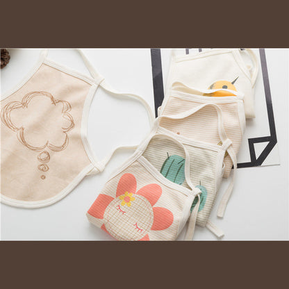 MyKids-USA® Baby Printed Pattern Belt Design Thin Apron In