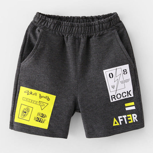 MyKids-USA® Baby Boy Printed Pattern Breathable Shorts In