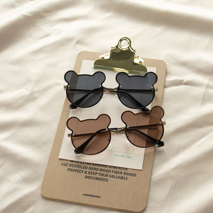 MyKids-USA® Girls Colorful Lenses Cartoon Frame Shape Fashion Sunglasses