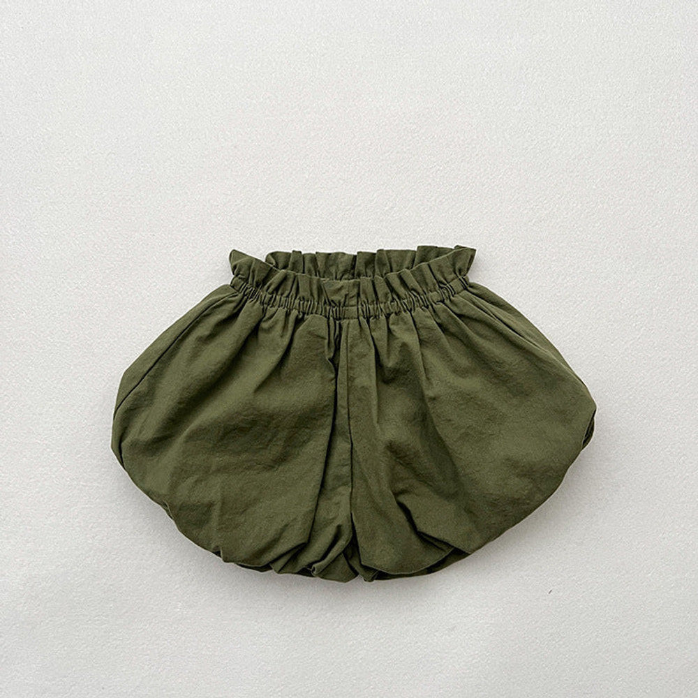 MyKids-USA® Baby Girl Solid Color Loose Soft Cotton Shorts