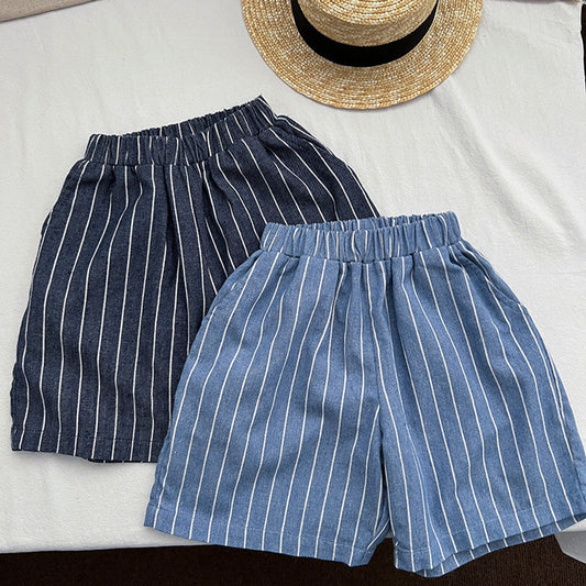 MyKids-USA® Baby Unisex Striped Pattern Loose Pants