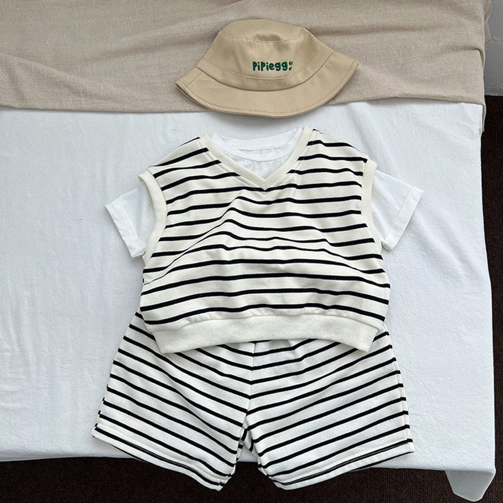 MyKids-USA® Baby Striped Pattern Fashion Sport Style Casual Shorts