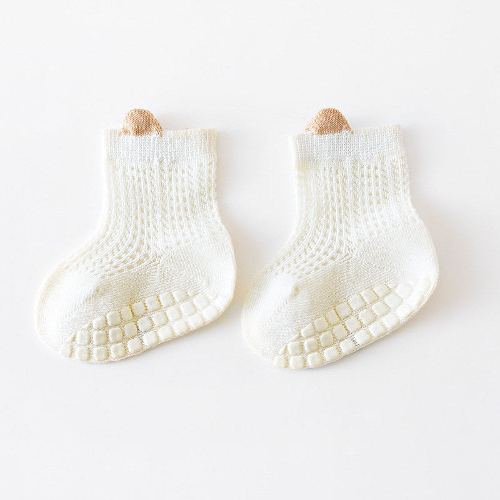 MyKids-USA® Baby Solid Color Non Slip Toddler Socks Thin Style Summer Socks