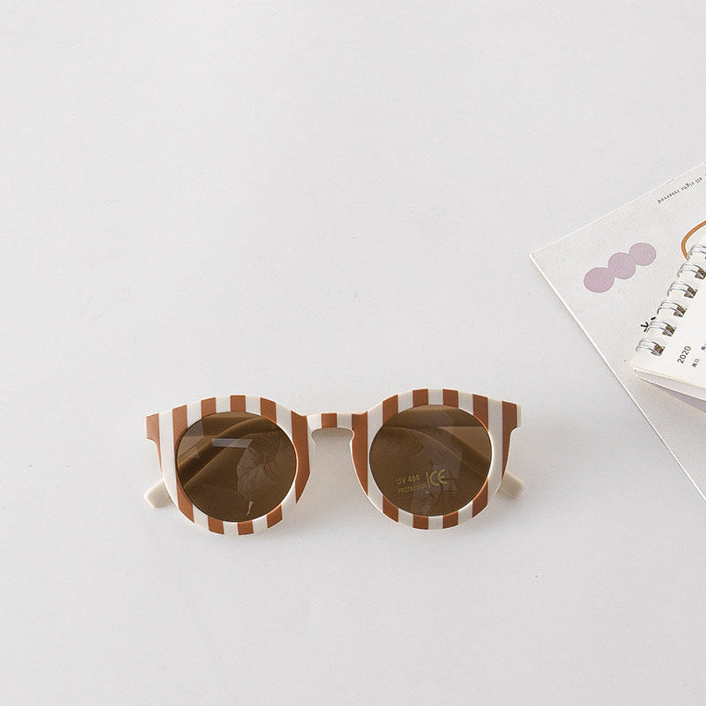 MyKids-USA® Kids Various Style Striped Pattern Vintage Style Sunglasses