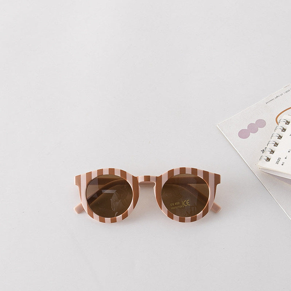 MyKids-USA® Kids Various Style Striped Pattern Vintage Style Sunglasses
