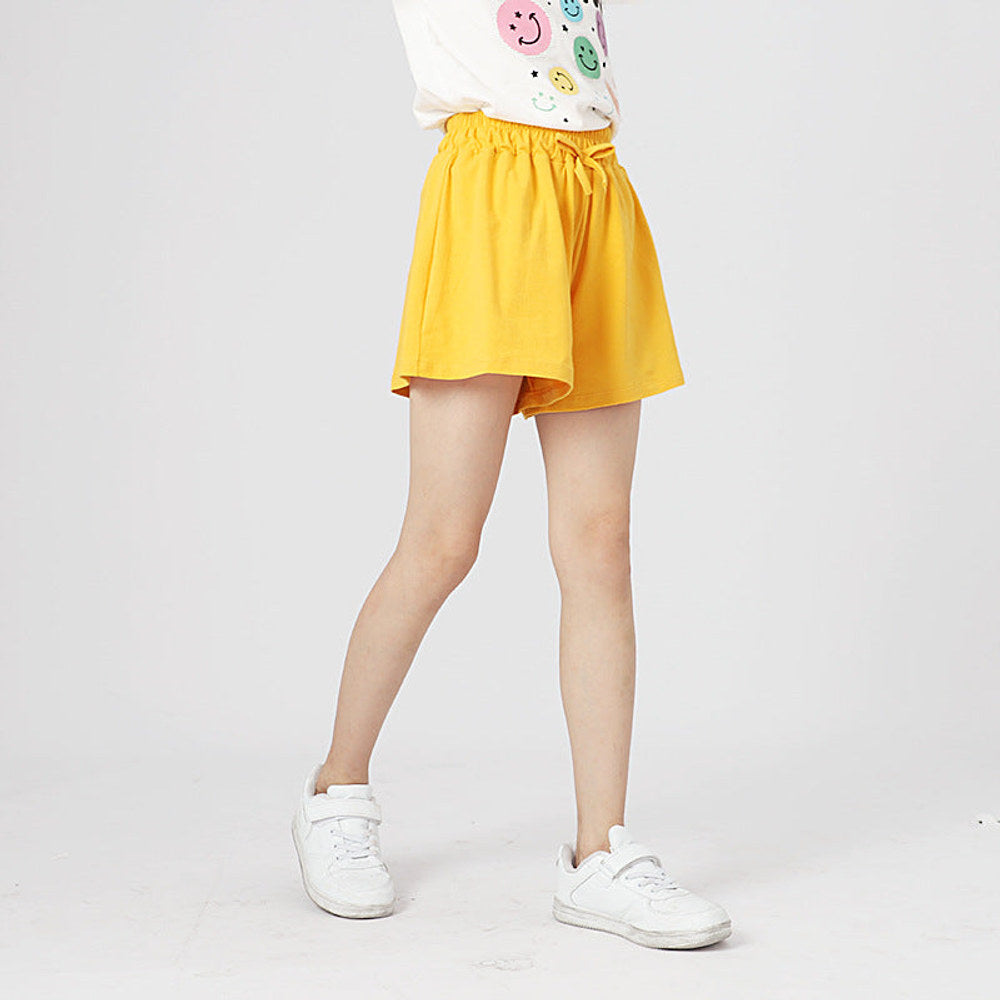 MyKids-USA® Children Solid Color Plain Various Color Shorts