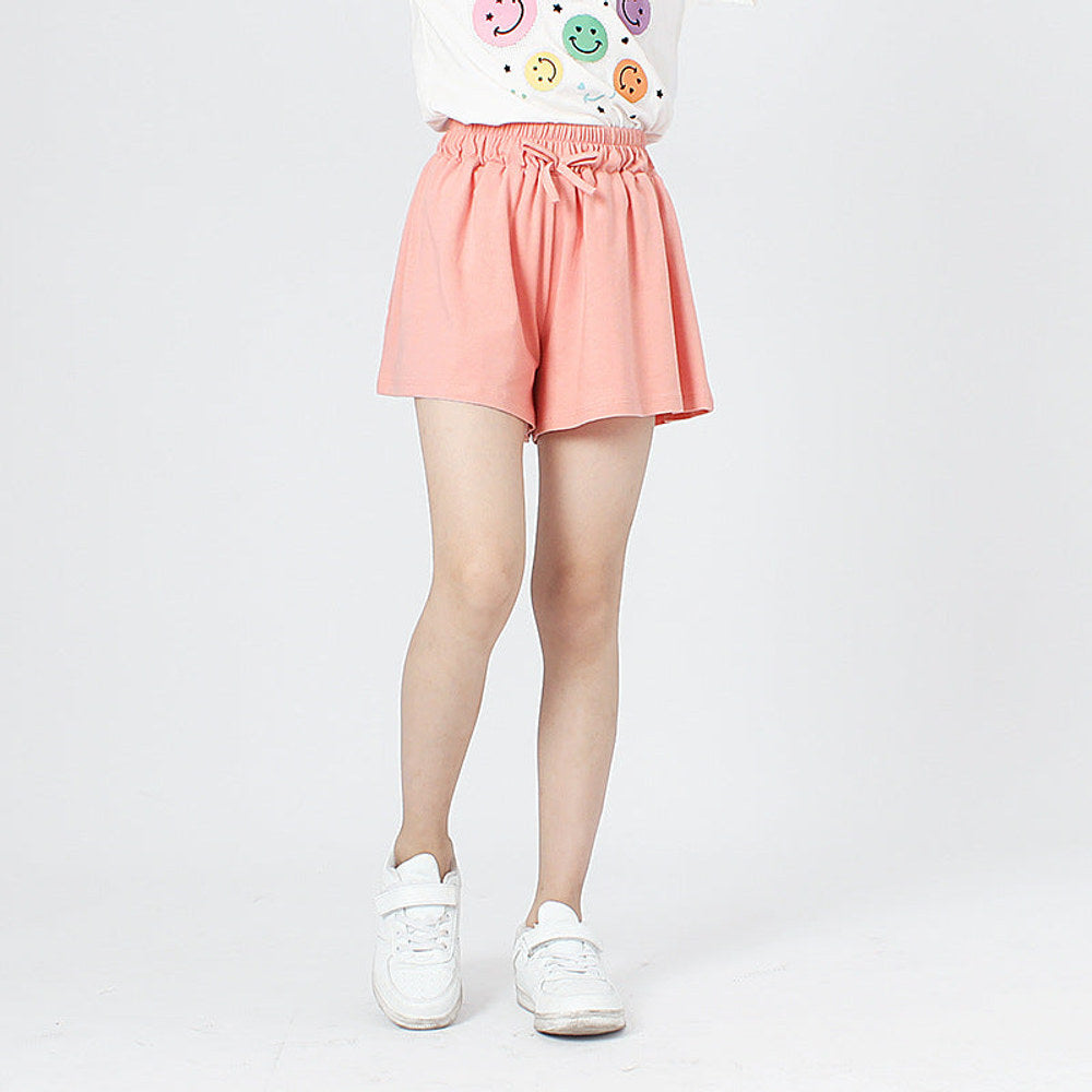 MyKids-USA® Children Solid Color Plain Various Color Shorts