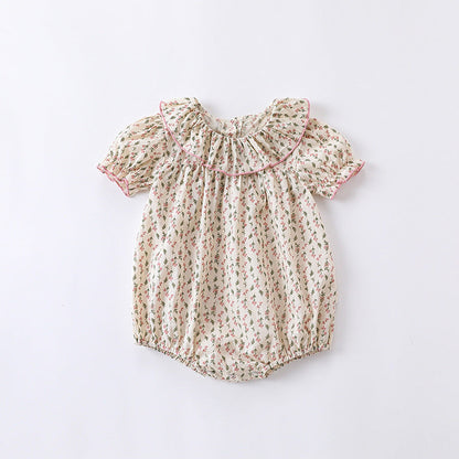MyKids-USA® Baby Ditsy Flower Graphic Puff Sleeves bodysuit & Sets
