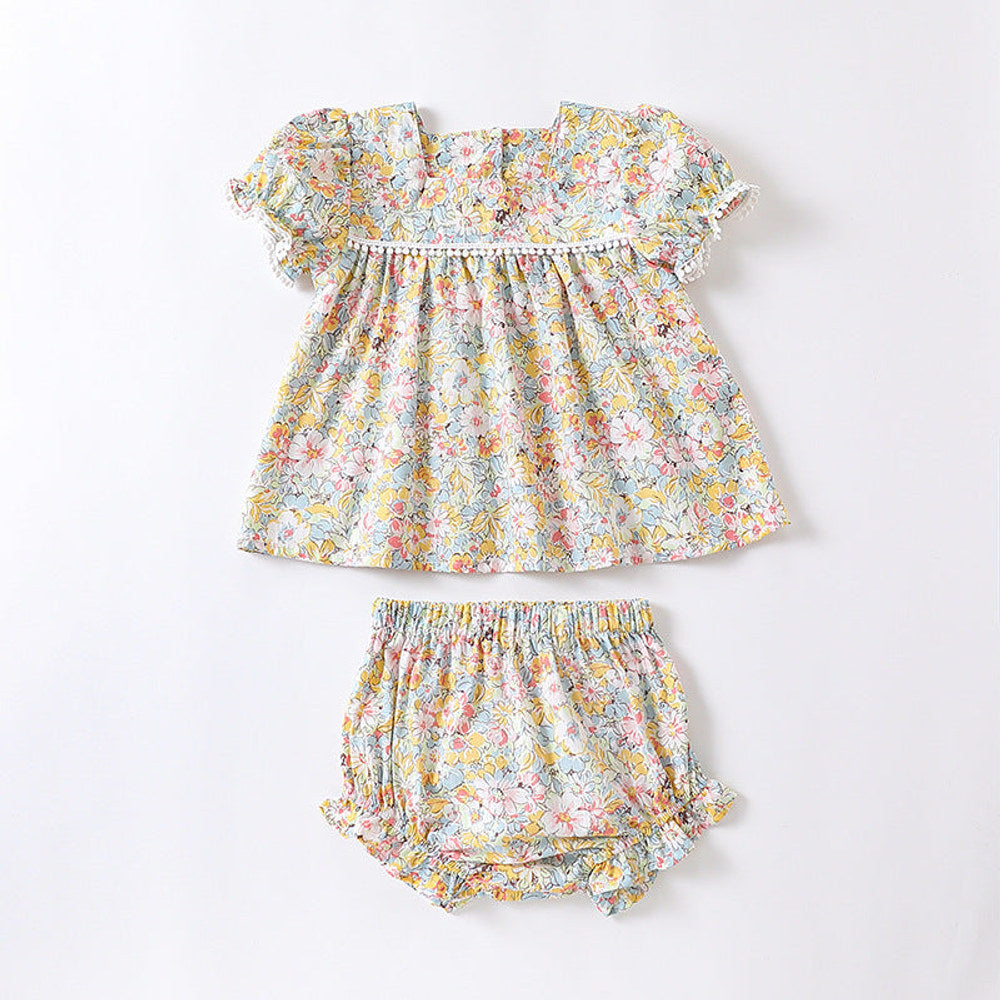 MyKids-USA® Baby Floral Pattern Fashion Princess bodysuit&Sets
