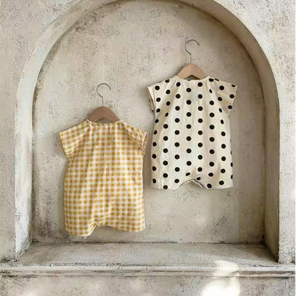 MyKids-USA® Baby Print Pattern Fashion Cotton Unisex Rompers In