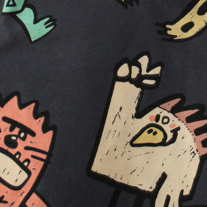 MyKids-USA® Baby Boy Cartoon Animal Graphic Crewneck Cotton T-Shirt