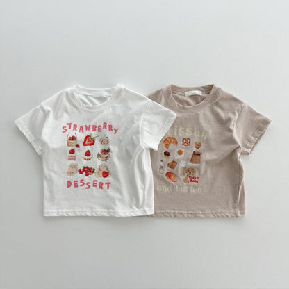 MyKids-USA® Rabbit Style Print Pattern Round Neck T-Shirt & bodysuit