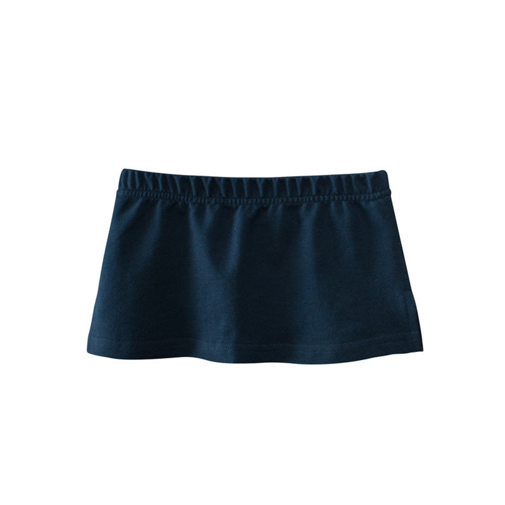 MyKids-USA® Baby Girl Basic Solid Color Sport Style Bottom Half Skirt With Inner Hem