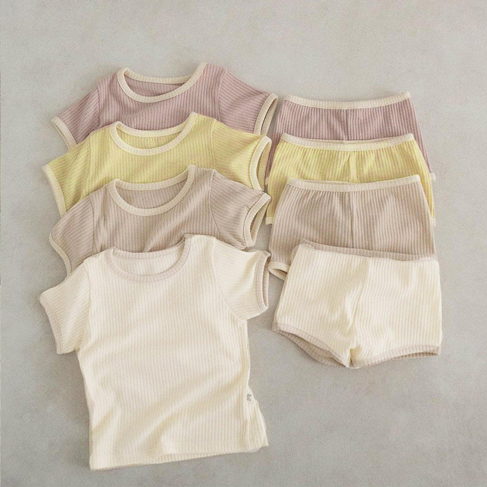 MyKids-USA® Unisex Solid Color Soft Cotton Clothing Sets