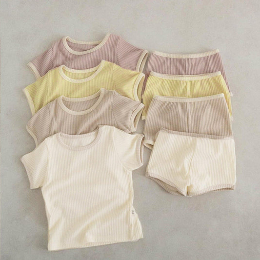 MyKids-USA® Unisex Solid Color Soft Cotton Clothing Sets