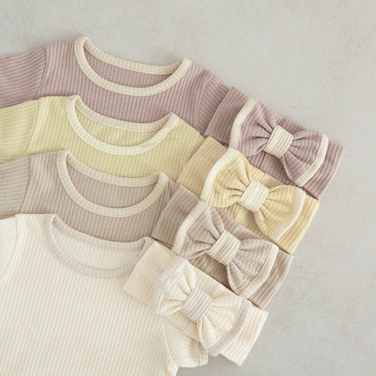 MyKids-USA® Unisex Solid Color Soft Cotton Clothing Sets