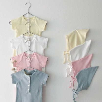 MyKids-USA® Baby Solid Color Western Style Hot Selling Rompers