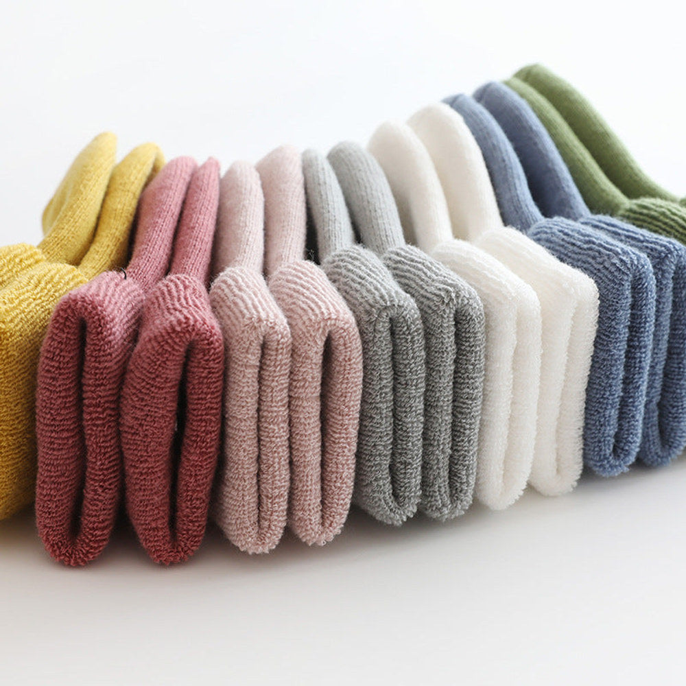 MyKids-USA® Baby Thickened Soft Cotton Anti-Slip Floor Socks