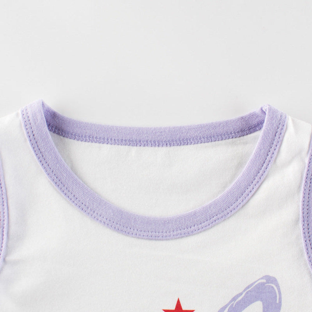 MyKids-USA® Baby Girl Rabbit Pattern Sleeveless Cotton Vest