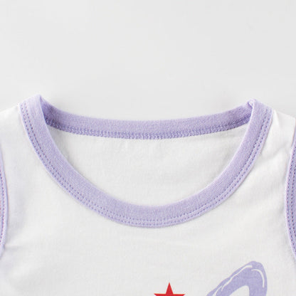 MyKids-USA® Baby Girl Rabbit Pattern Sleeveless Cotton Vest
