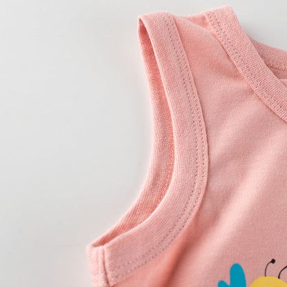 MyKids-USA® Baby Girl Rabbit Pattern Sleeveless Cotton Vest