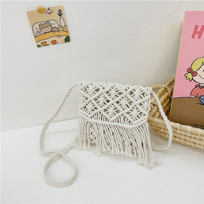 MyKids-USA® Baby Fashion Handmade Knitted Crossbody Bags