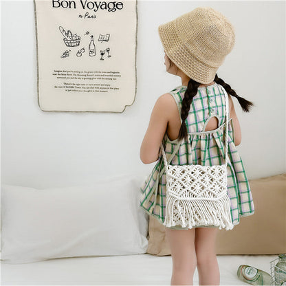MyKids-USA® Baby Fashion Handmade Knitted Crossbody Bags