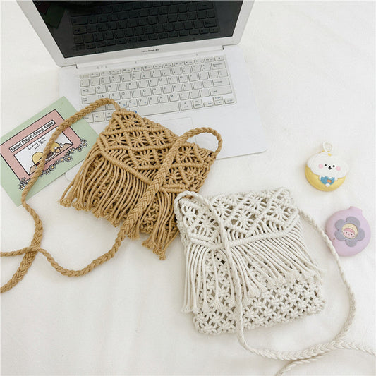 MyKids-USA® Baby Fashion Handmade Knitted Crossbody Bags