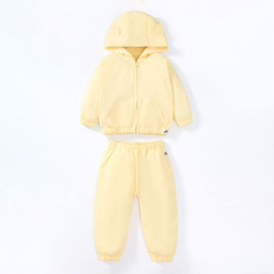MyKids-USA® Baby Unisex Solid Color Cartoon Shape Casual Cardigan Sets