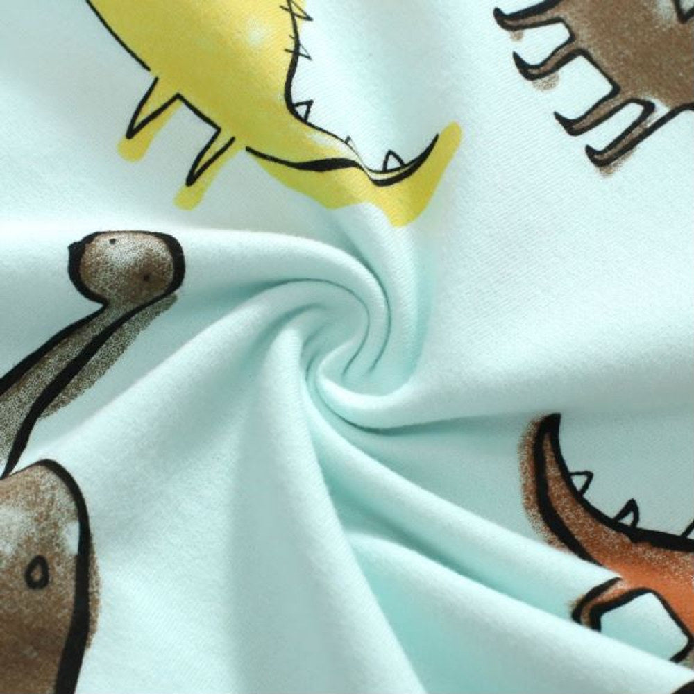MyKids-USA® Baby Boy All Over Dinosaur Pattern Hoodie And Shorts Sets