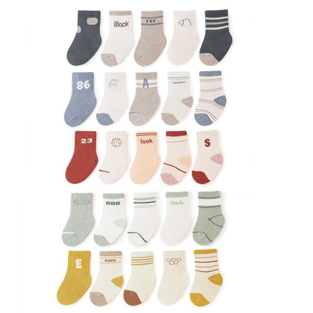 MyKids-USA® Cartoon Print Pattern Baby Socks