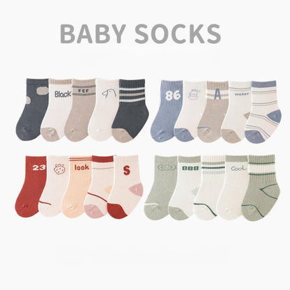 MyKids-USA® Cartoon Print Pattern Baby Socks